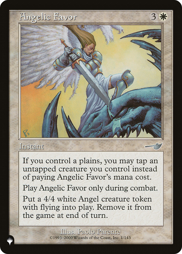 Angelic Favor [The List Reprints] | Clutch Gaming