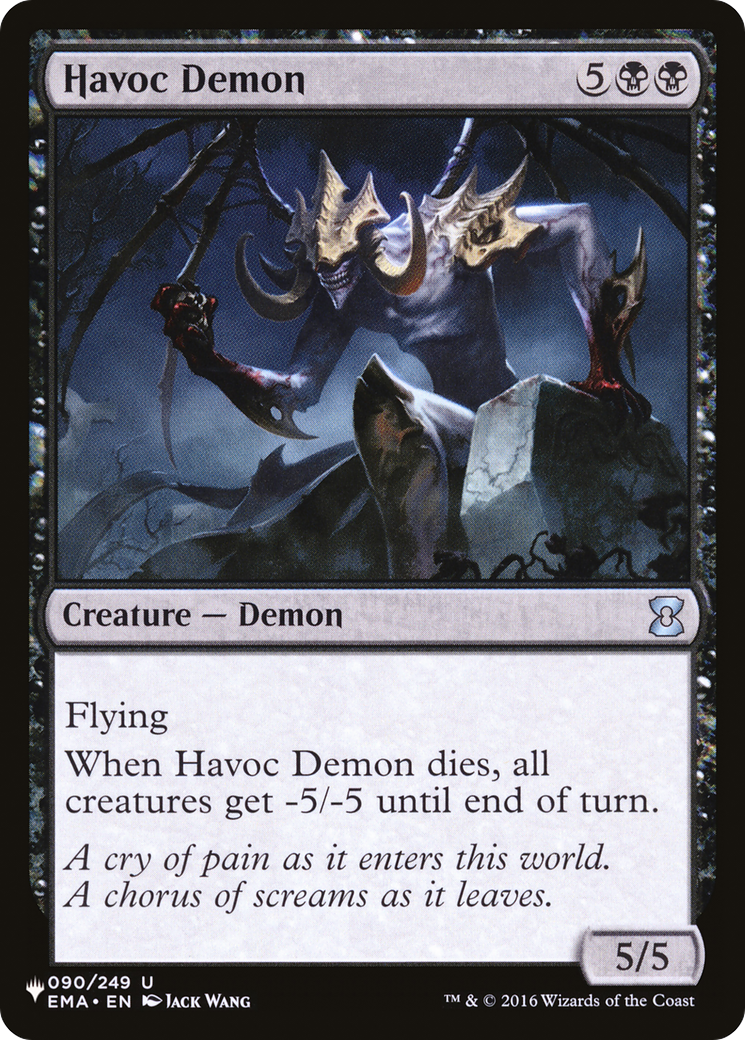 Havoc Demon [The List Reprints] | Clutch Gaming