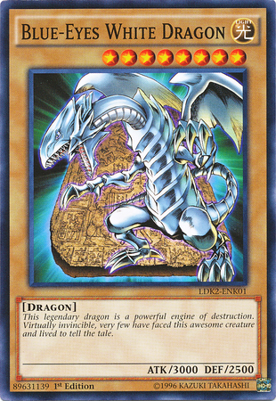 Blue-Eyes White Dragon (Version 4) [LDK2-ENK01] Common | Clutch Gaming