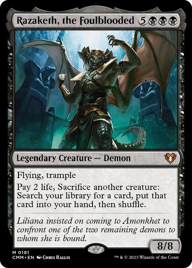 Razaketh, the Foulblooded [Commander Masters] | Clutch Gaming