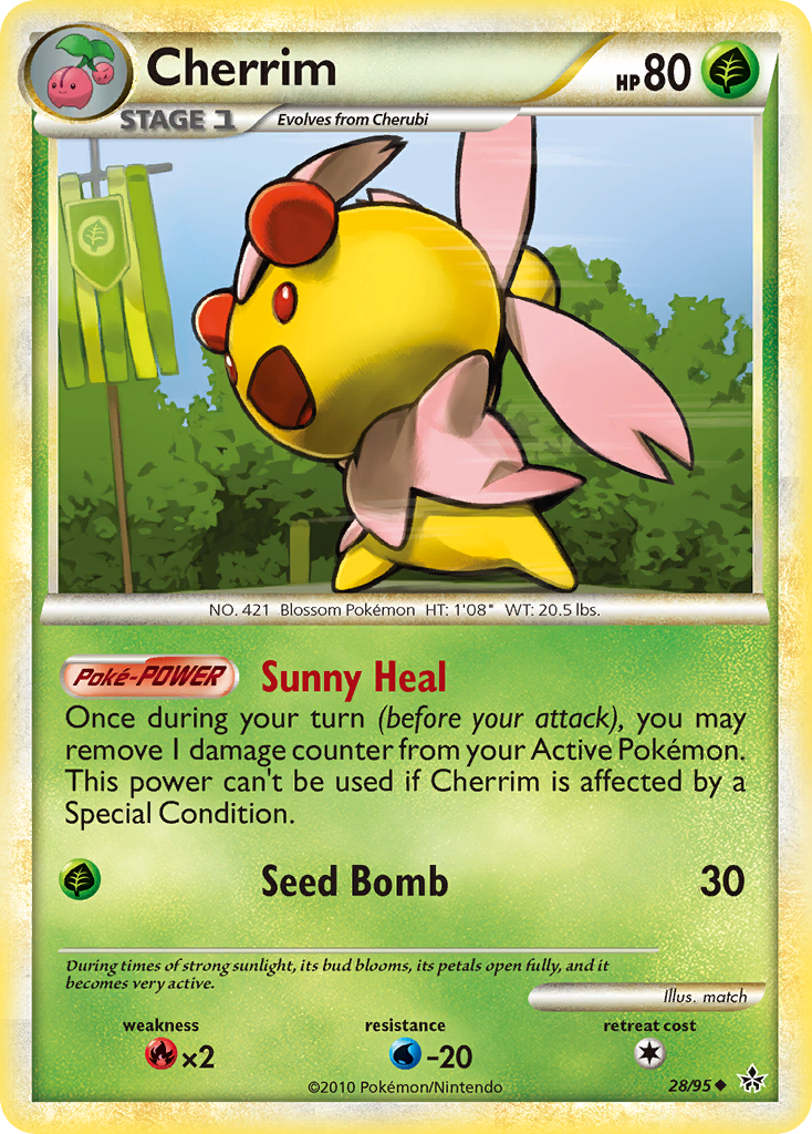 Cherrim (28/95) [HeartGold & SoulSilver: Unleashed] | Clutch Gaming