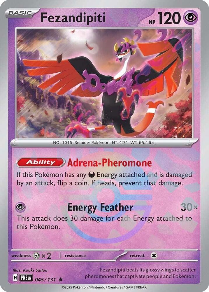 Fezandipiti (045/131) (Poke Ball Pattern) [Scarlet & Violet: Prismatic Evolutions] | Clutch Gaming