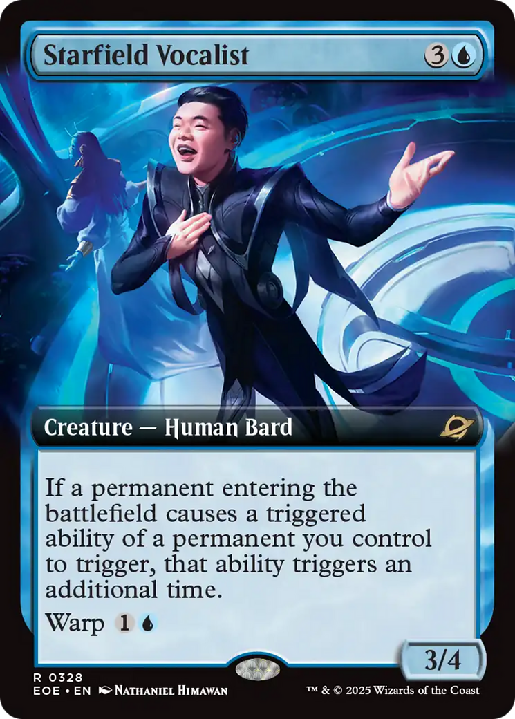 Starfield Vocalist (Extended Art) [Edge of Eternities] | Clutch Gaming