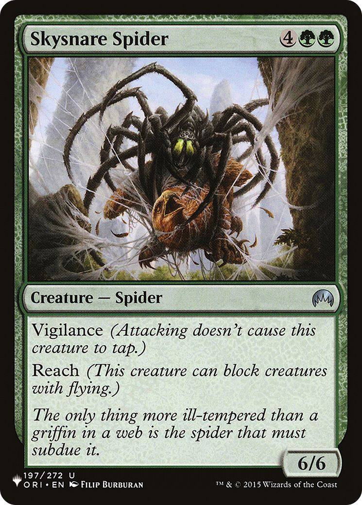 Skysnare Spider [The List Reprints] | Clutch Gaming