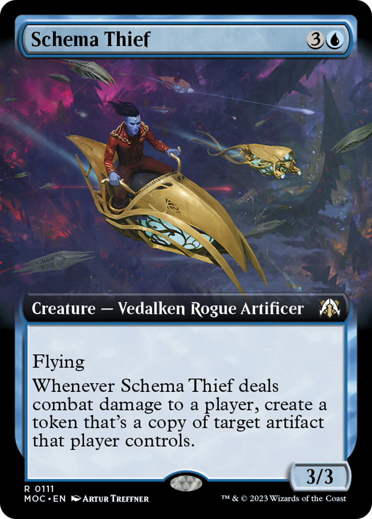 Schema Thief (Extended Art) [March of the Machine Commander] | Clutch Gaming