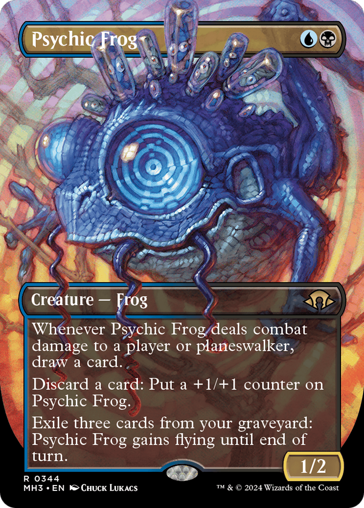 Psychic Frog (Borderless) [Modern Horizons 3] | Clutch Gaming