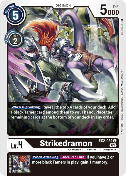 Strikedramon [EX2-032] [Digital Hazard] | Clutch Gaming