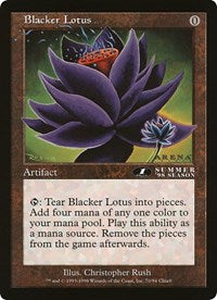 Blacker Lotus (Oversized) [Oversize Cards] | Clutch Gaming