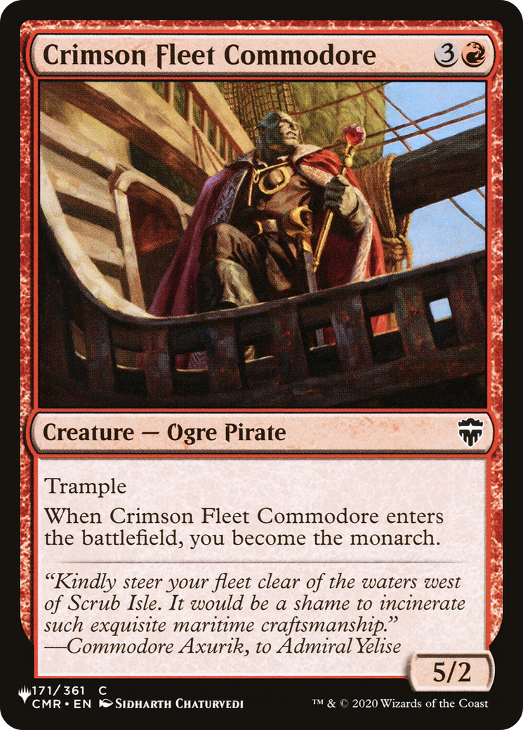 Crimson Fleet Commodore [The List] | Clutch Gaming