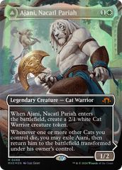 Ajani, Nacatl Pariah // Ajani, Nacatl Avenger (Borderless) (Textured Foil) [Modern Horizons 3] | Clutch Gaming