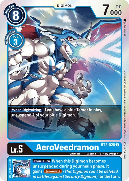 AeroVeedramon [BT2-028] (Battle of Omni Pre-Release) [Release Special Booster Promos] | Clutch Gaming