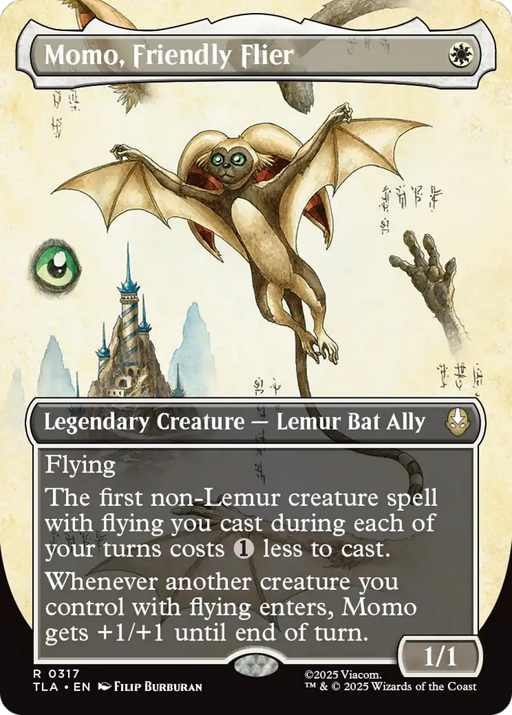Momo, Friendly Flier (Borderless) [Avatar: The Last Airbender] | Clutch Gaming