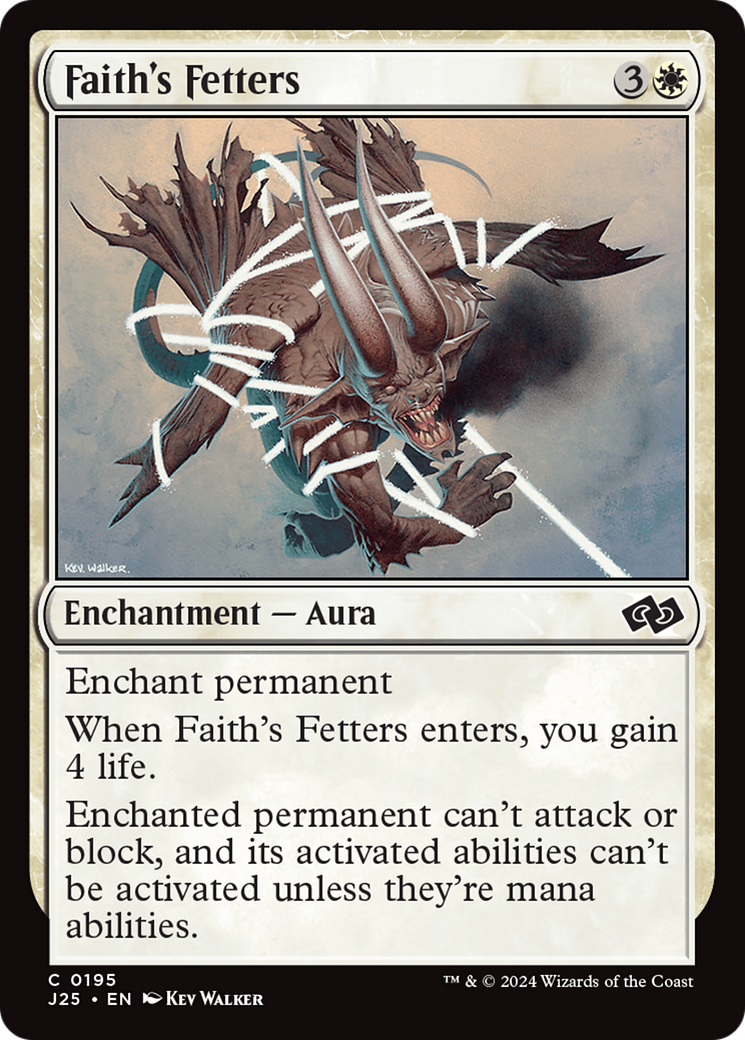 Faith's Fetters [Foundations Jumpstart] | Clutch Gaming