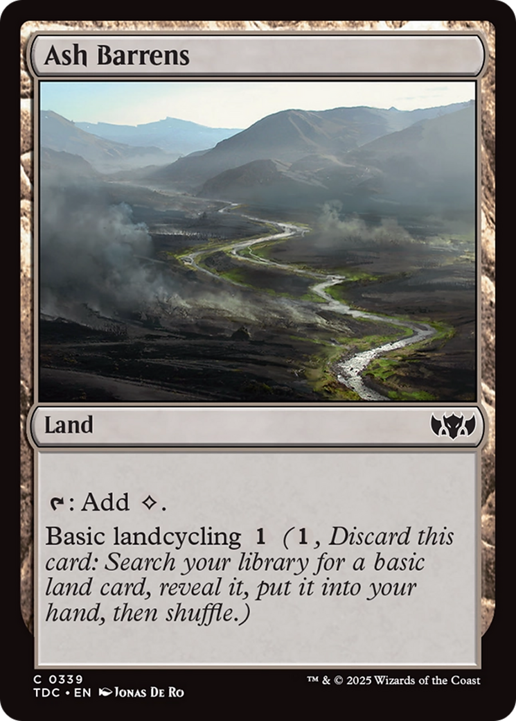 Ash Barrens [Tarkir: Dragonstorm Commander] | Clutch Gaming