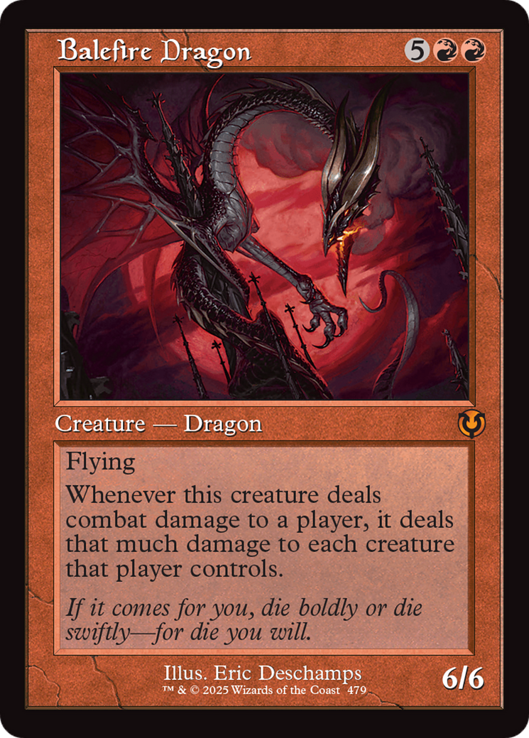 Balefire Dragon (Retro Frame) [Innistrad Remastered] | Clutch Gaming