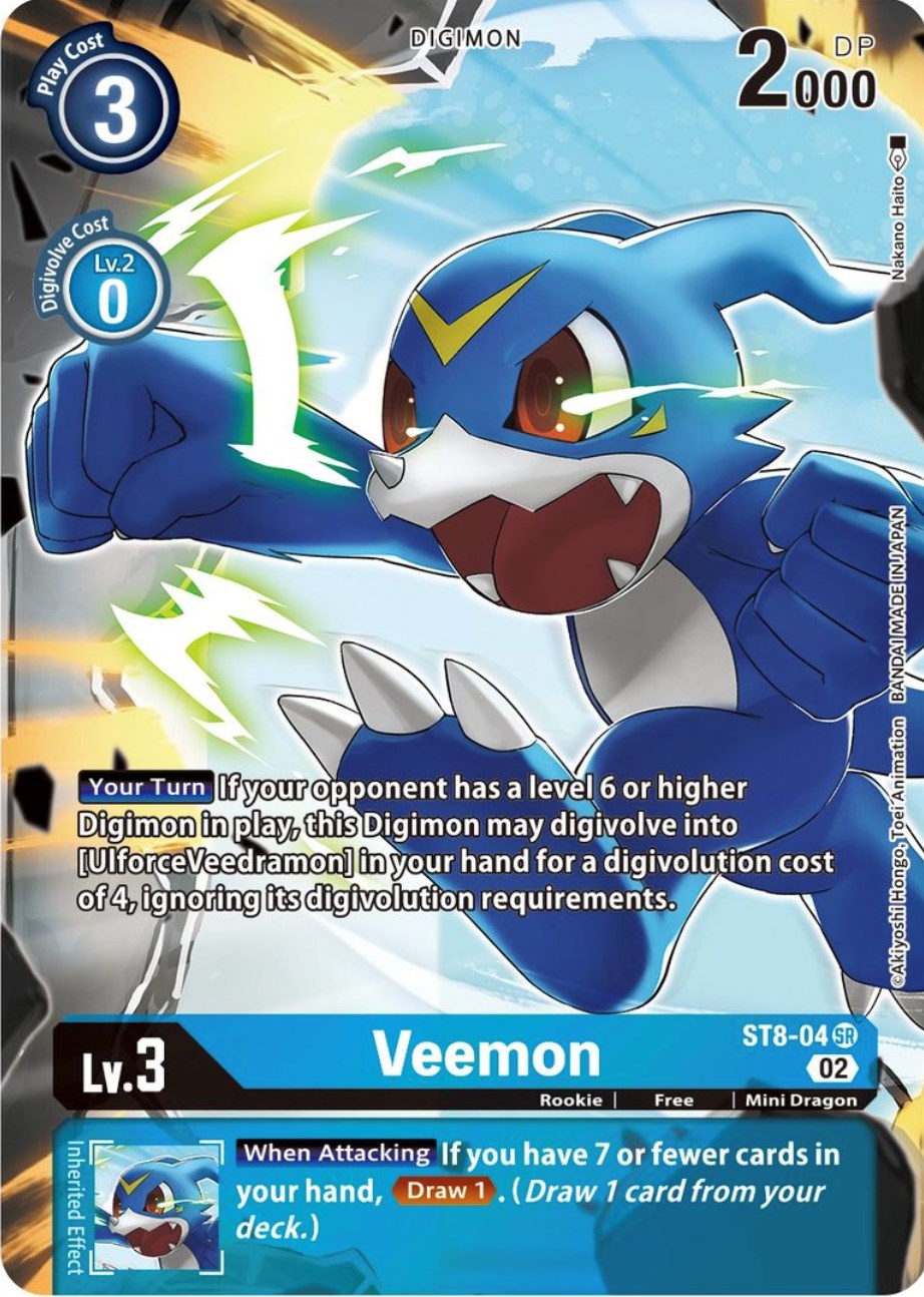 Veemon [ST8-04] (Alternate Art) [Starter Deck: Beelzemon Advanced Deck Set] | Clutch Gaming