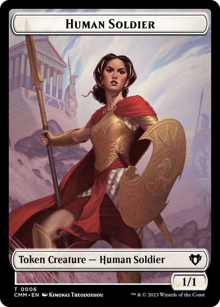 Human Soldier Token [Commander Masters Tokens] | Clutch Gaming