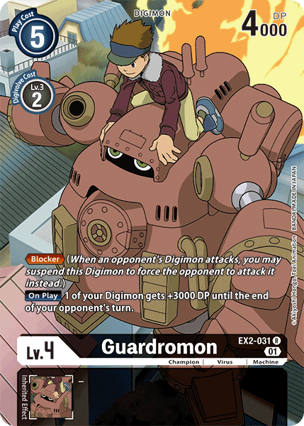 Guardromon [EX2-031] (Alternate Art) [Digital Hazard] | Clutch Gaming