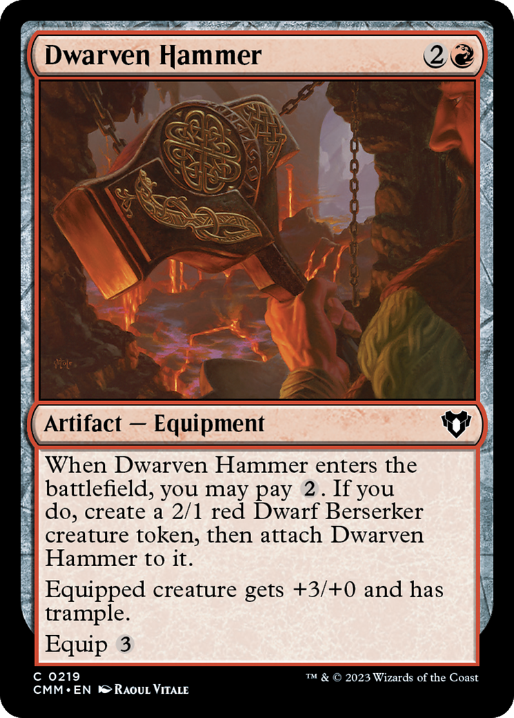 Dwarven Hammer [Commander Masters] | Clutch Gaming