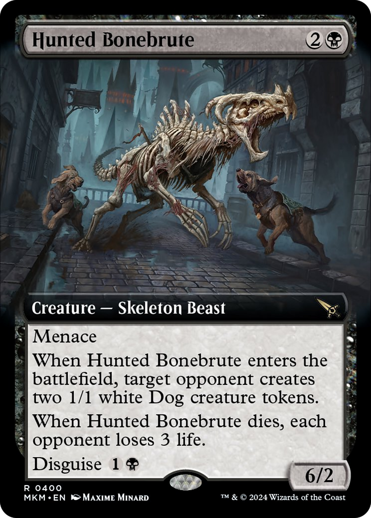 Hunted Bonebrute (Extended Art) [Murders at Karlov Manor] | Clutch Gaming