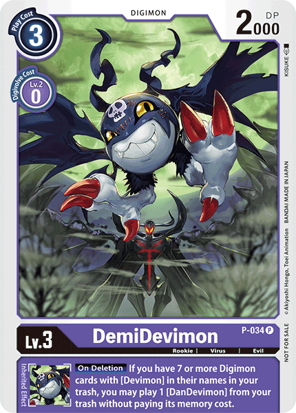 DemiDevimon [P-034] [Promotional Cards] | Clutch Gaming