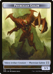 Phyrexian Goblin // Phyrexian Golem Double-Sided Token [Phyrexia: All Will Be One Tokens] | Clutch Gaming