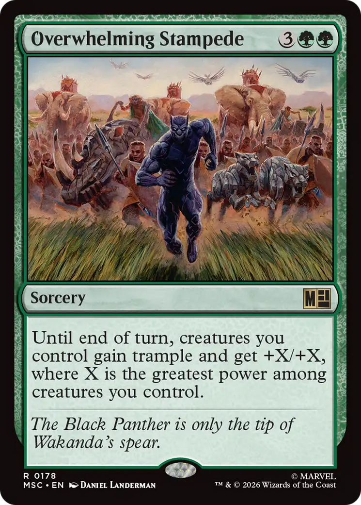 Overwhelming Stampede [Marvel Super Heroes Commander] | Clutch Gaming