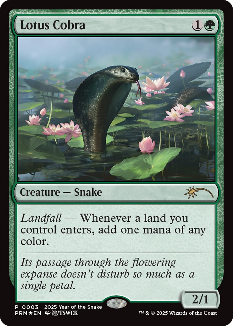 Lotus Cobra (Year of the Snake 2025) [Standard Showdown Promos] | Clutch Gaming