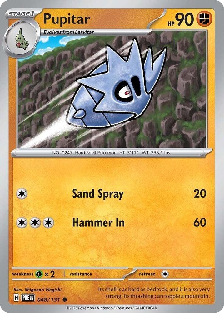 Pupitar (048/131) [Scarlet & Violet: Prismatic Evolutions] | Clutch Gaming