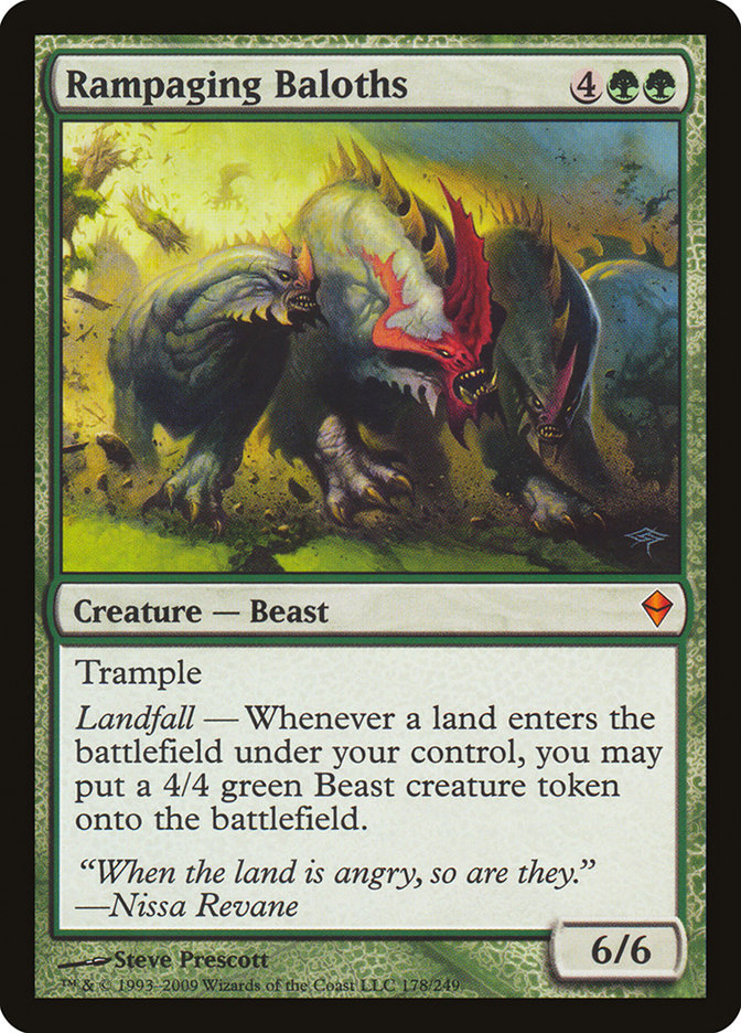 Rampaging Baloths (Oversized) [Oversize Cards] | Clutch Gaming