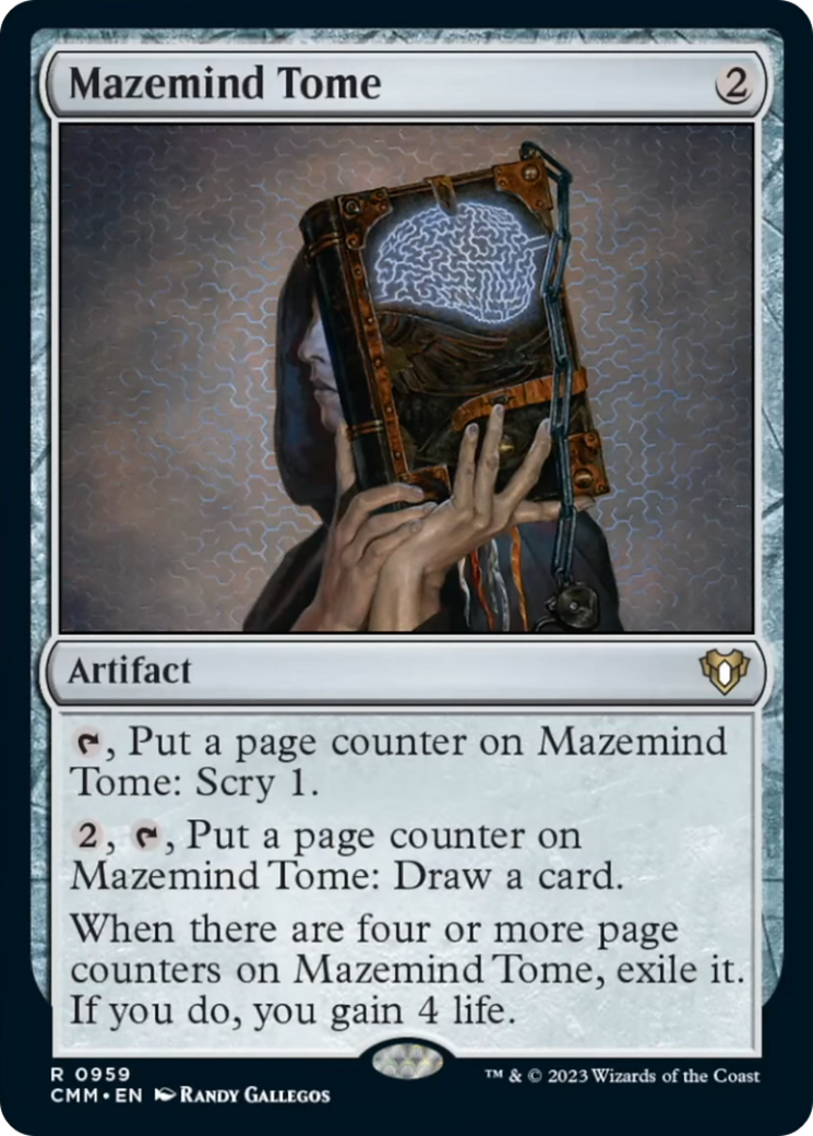 Mazemind Tome [Commander Masters] | Clutch Gaming