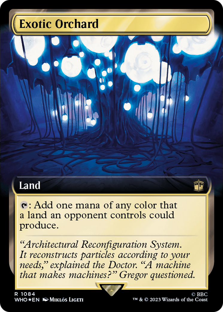 Exotic Orchard (Extended Art) (Surge Foil) [Doctor Who] | Clutch Gaming