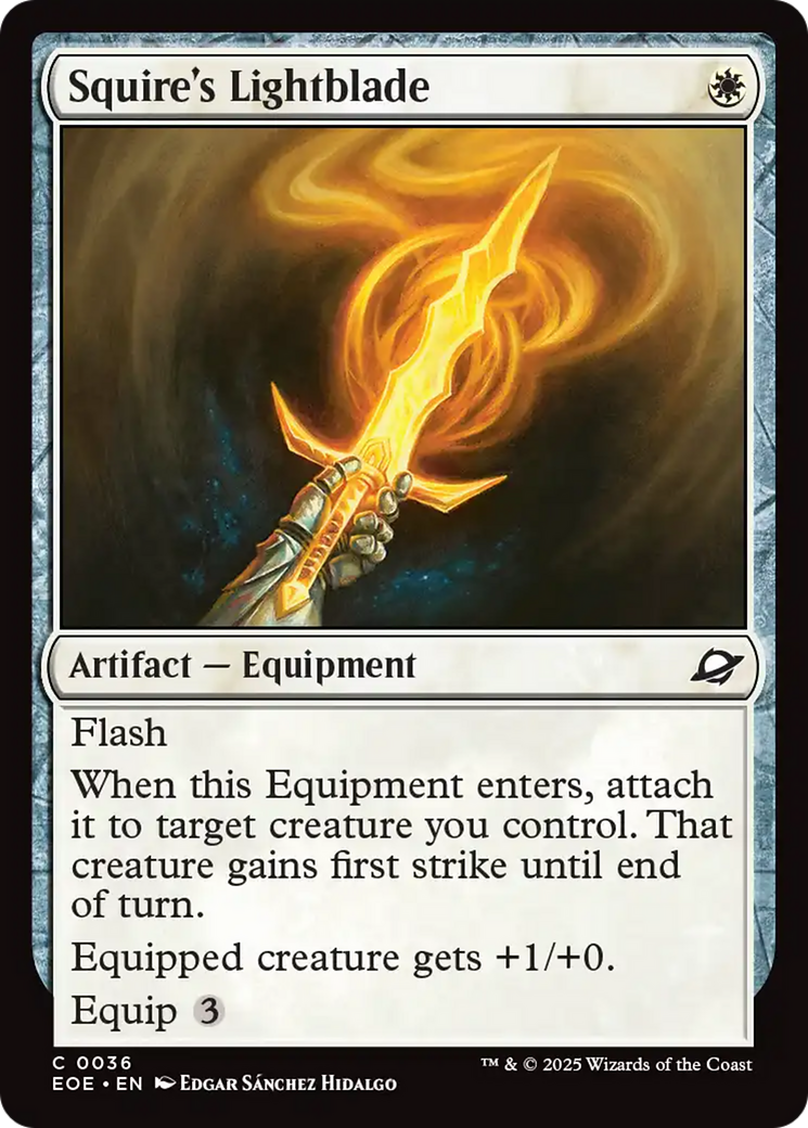 Squire's Lightblade [Edge of Eternities] | Clutch Gaming