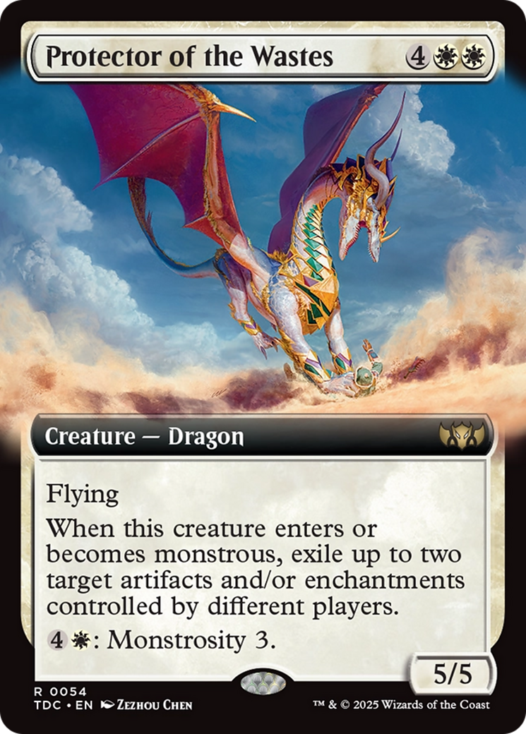 Protector of the Wastes (Extended Art) [Tarkir: Dragonstorm Commander] | Clutch Gaming