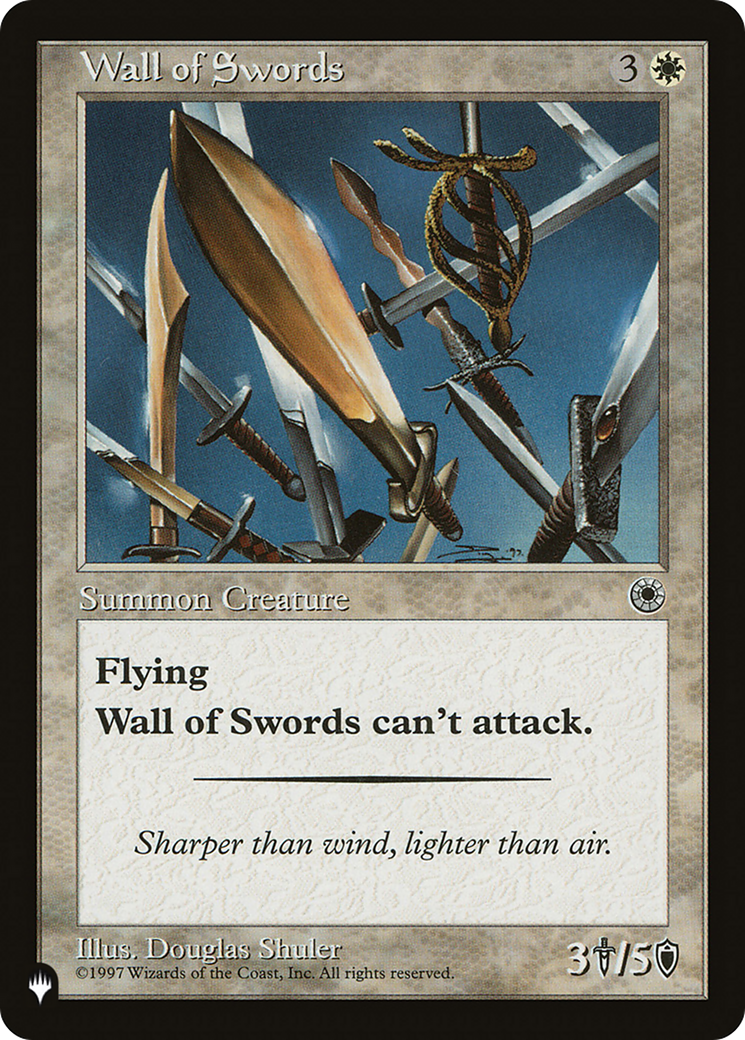 Wall of Swords [The List Reprints] | Clutch Gaming