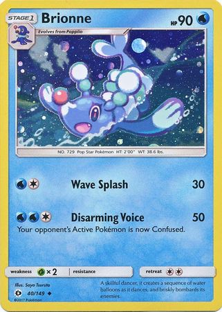 Brionne (40/149) (Cosmos Holo) [Sun & Moon: Base Set] | Clutch Gaming