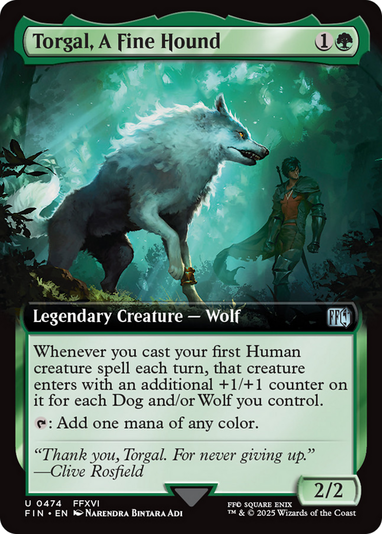 Torgal, A Fine Hound (Extended Art) [FINAL FANTASY] | Clutch Gaming