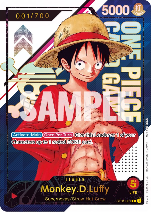 Monkey.D.Luffy (Serial Number) [One Piece Promotion Cards] | Clutch Gaming