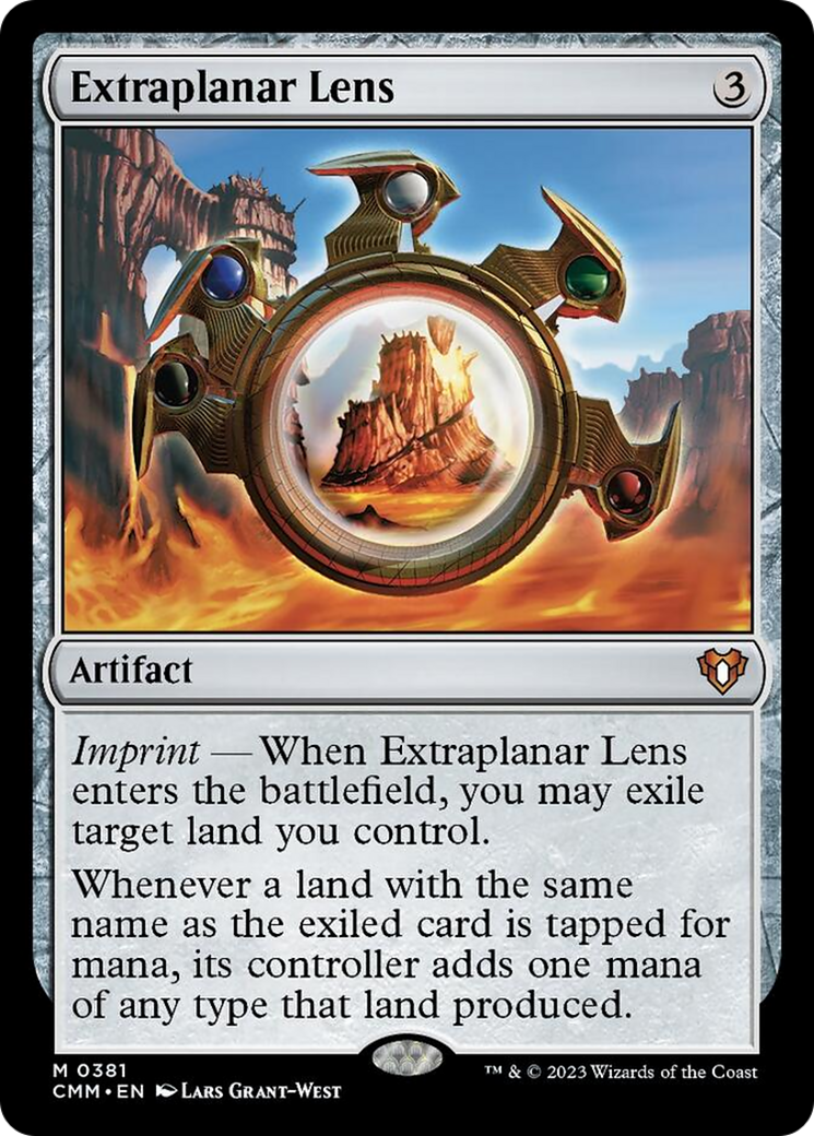 Extraplanar Lens [Commander Masters] | Clutch Gaming