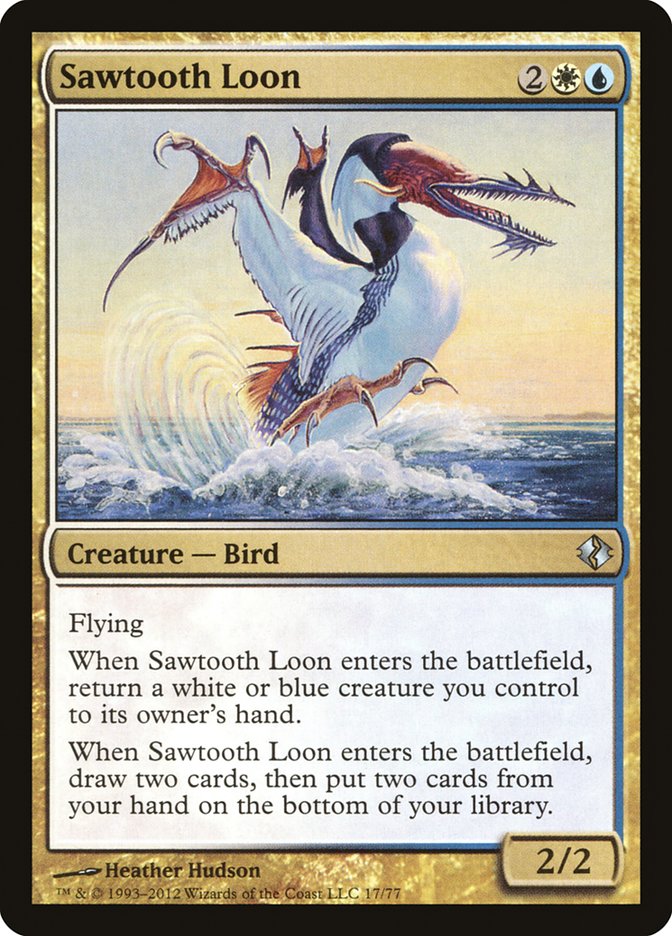 Sawtooth Loon [Duel Decks: Venser vs. Koth] | Clutch Gaming
