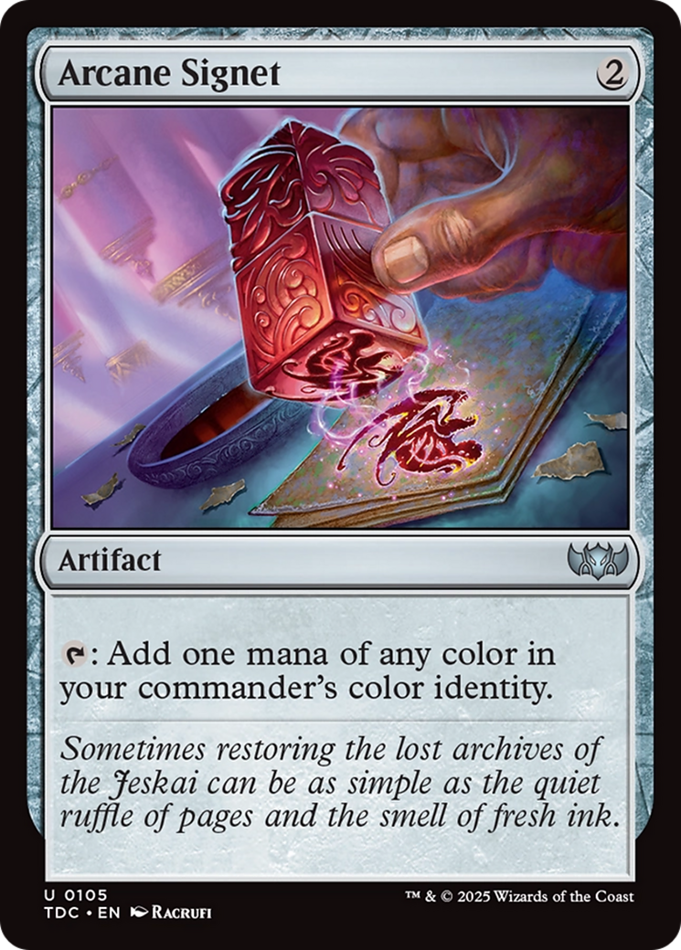 Arcane Signet [Tarkir: Dragonstorm Commander] | Clutch Gaming