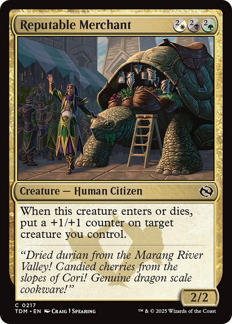 Reputable Merchant [Tarkir: Dragonstorm] | Clutch Gaming