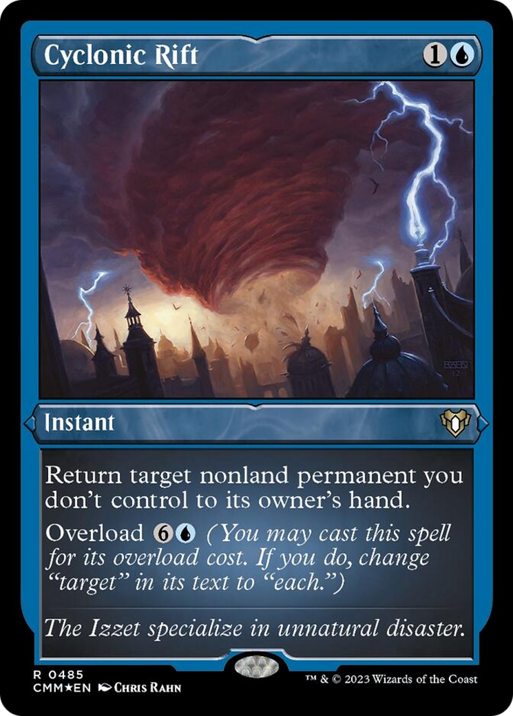 Cyclonic Rift (Foil Etched) [Commander Masters] | Clutch Gaming