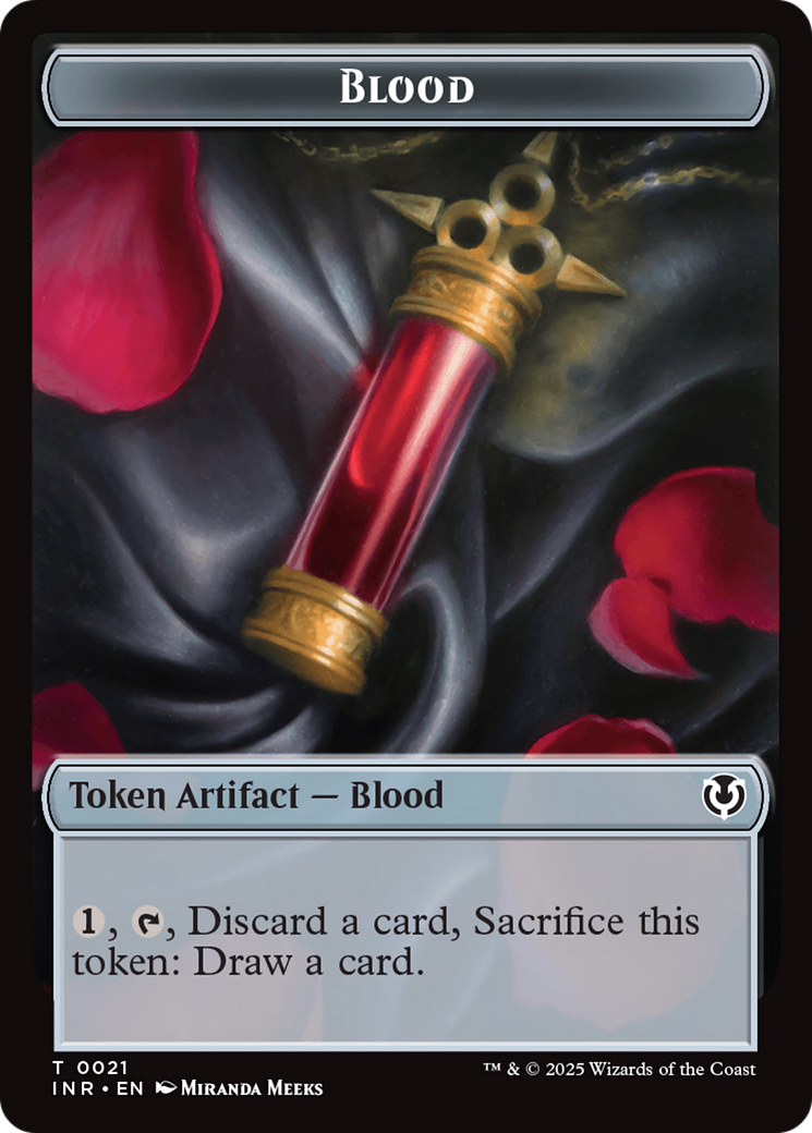 Zombie (0010) // Blood Double-Sided Token [Innistrad Remastered Tokens] | Clutch Gaming