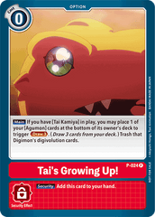 Tai's Growing Up! [P-024] [Promotional Cards] | Clutch Gaming