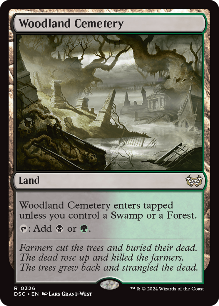 Woodland Cemetery [Duskmourn: House of Horror Commander] | Clutch Gaming