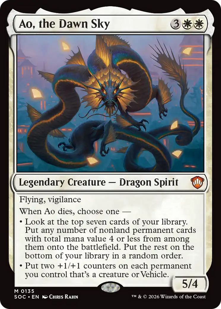 Ao, the Dawn Sky [Secrets of Strixhaven Commander] | Clutch Gaming