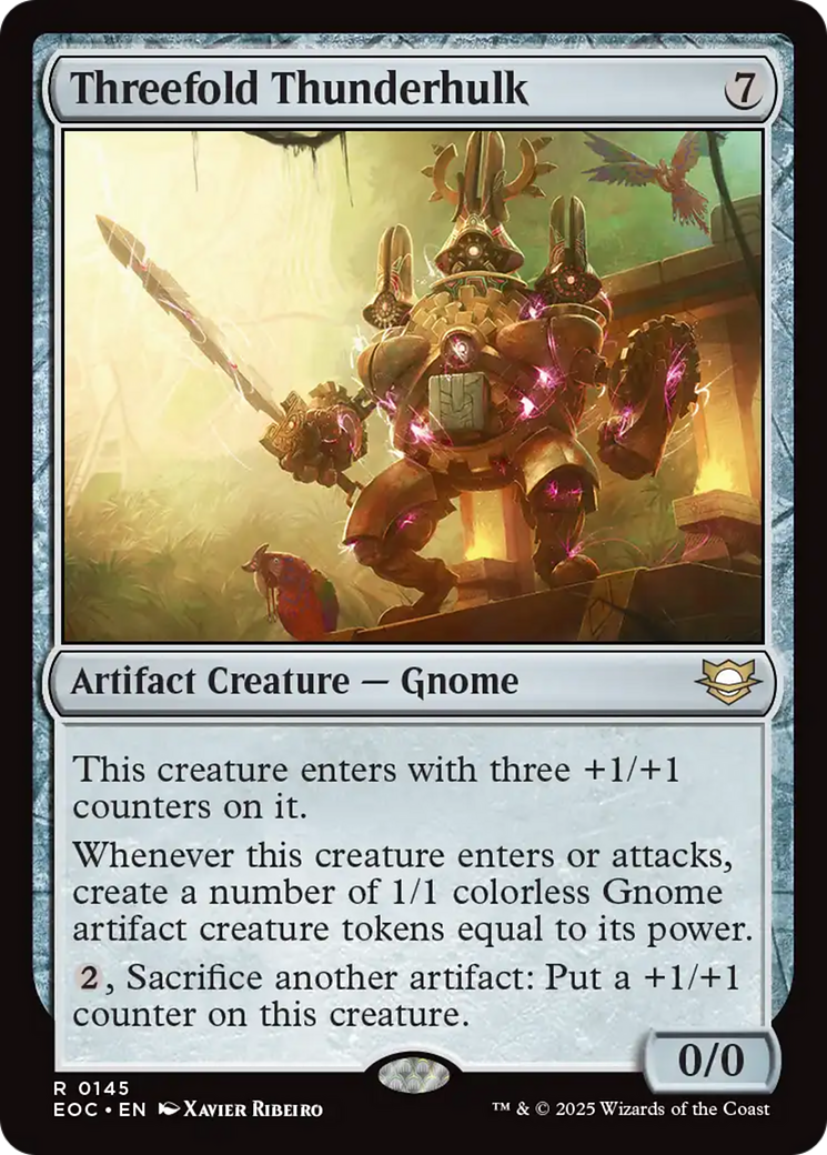 Threefold Thunderhulk [Edge of Eternities Commander] | Clutch Gaming