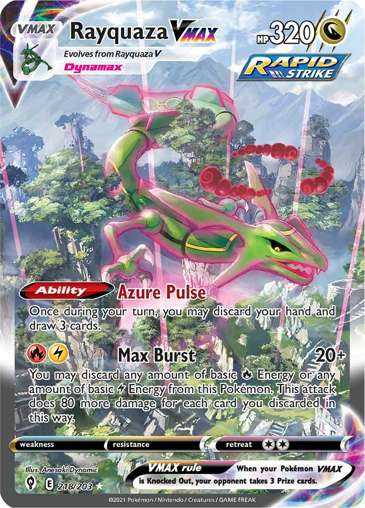 Rayquaza VMAX (218/203) [Sword & Shield: Evolving Skies] | Clutch Gaming