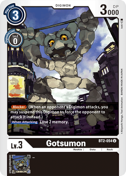 Gotsumon [BT2-054] [Release Special Booster Ver.1.0] | Clutch Gaming